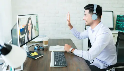 Image representing video conferencing